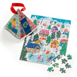 Galison Alpine Cottage 130 Piece Puzzle Ornament