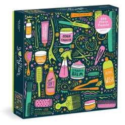 Galison Andrea Pippins I Love My Hair Tools 500 Piece Puzzle