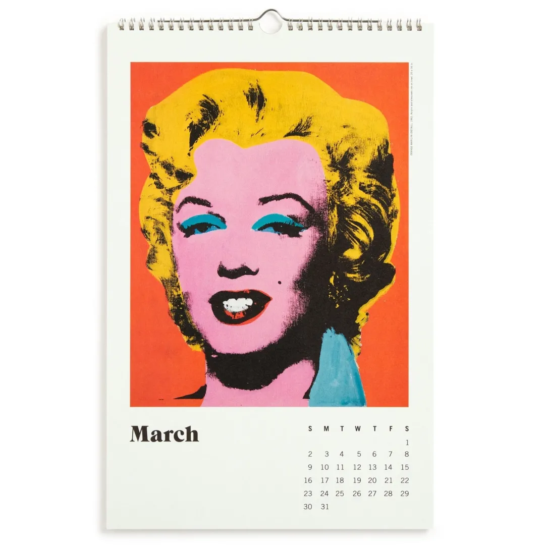 Galison Andy Warhol 2025 Wall Calendar