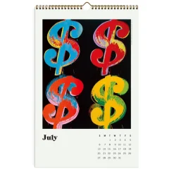Galison Andy Warhol 2025 Wall Calendar