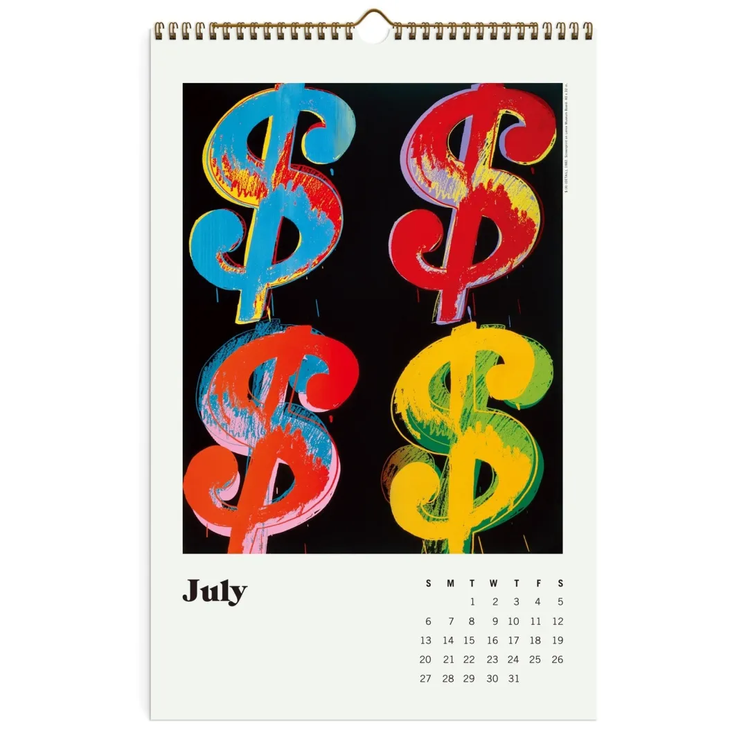 Galison Andy Warhol 2025 Wall Calendar