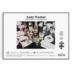Galison Andy Warhol After the Party 250 Piece Wood Puzzle
