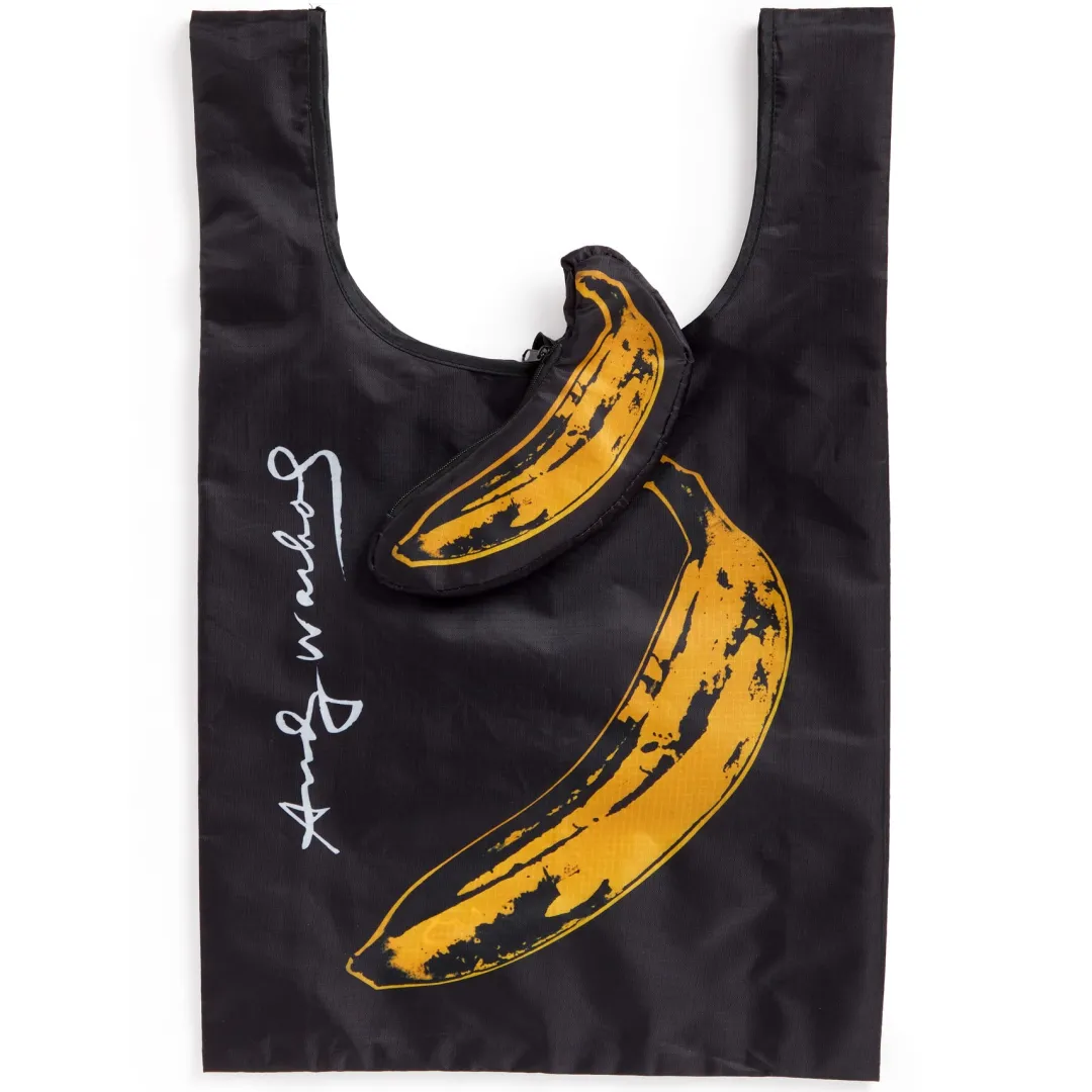 Galison Andy Warhol Banana Reusable Tote Bag