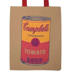 Galison Andy Warhol Campbell's Soup Canvas Tote Bag