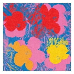 Galison Andy Warhol Flowers 500 Piece Jigsaw Puzzle
