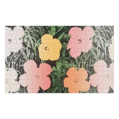 Galison Andy Warhol Flowers 300 Piece Lenticular Jigsaw Puzzle
