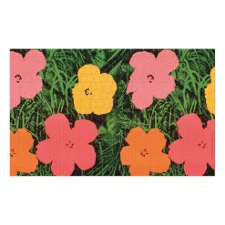 Galison Andy Warhol Flowers 300 Piece Lenticular Jigsaw Puzzle