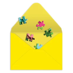Galison Andy Warhol Flowers Greeting Card Puzzle
