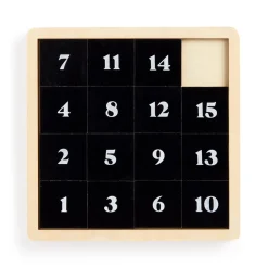 Galison Andy Warhol Flowers 2-in-1 Sliding Wood Puzzle