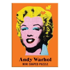 Galison Andy Warhol Marilyn 100 Piece Mini Shaped Jigsaw Puzzle