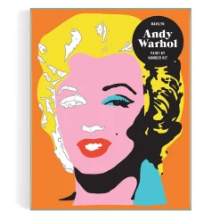 Galison Andy Warhol Marilyn Paint By Number Kit