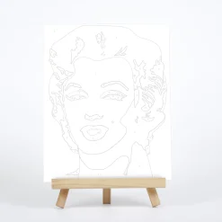 Galison Andy Warhol Marilyn Paint By Number Kit