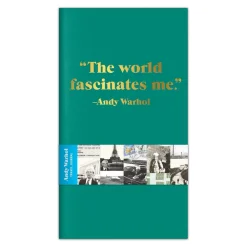 Galison Andy Warhol Quotation Travel Journal