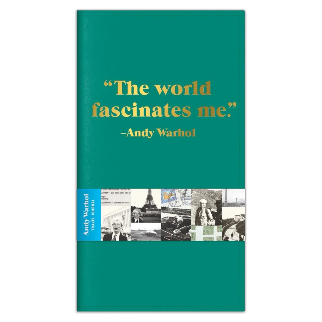 Galison Andy Warhol Quotation Travel Journal