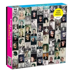 Galison Andy Warhol Selfies 1000 Piece Jigsaw Puzzle
