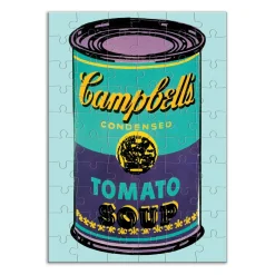 Galison Andy Warhol Soup Can Greeting Card Puzzle