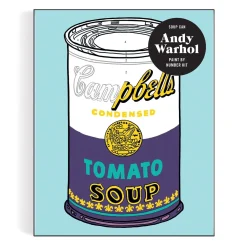 Galison Andy Warhol Soup Can Paint By Number Kit