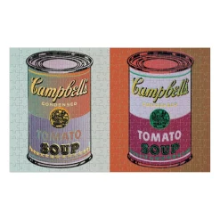 Galison Andy Warhol Soup Cans 300 Piece Lenticular Jigsaw Puzzle