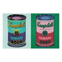 Galison Andy Warhol Soup Cans 300 Piece Lenticular Jigsaw Puzzle
