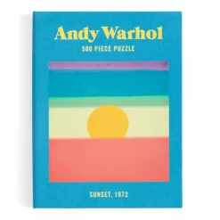 Galison Andy Warhol Sunset 500 Piece Book Puzzle