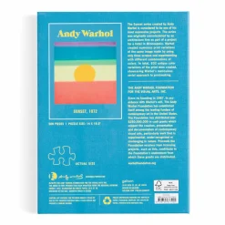 Galison Andy Warhol Sunset 500 Piece Book Puzzle