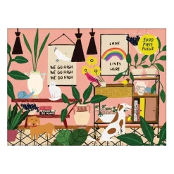 Galison Anne Bentley Love Lives Here 1000 Piece Jigsaw Puzzle