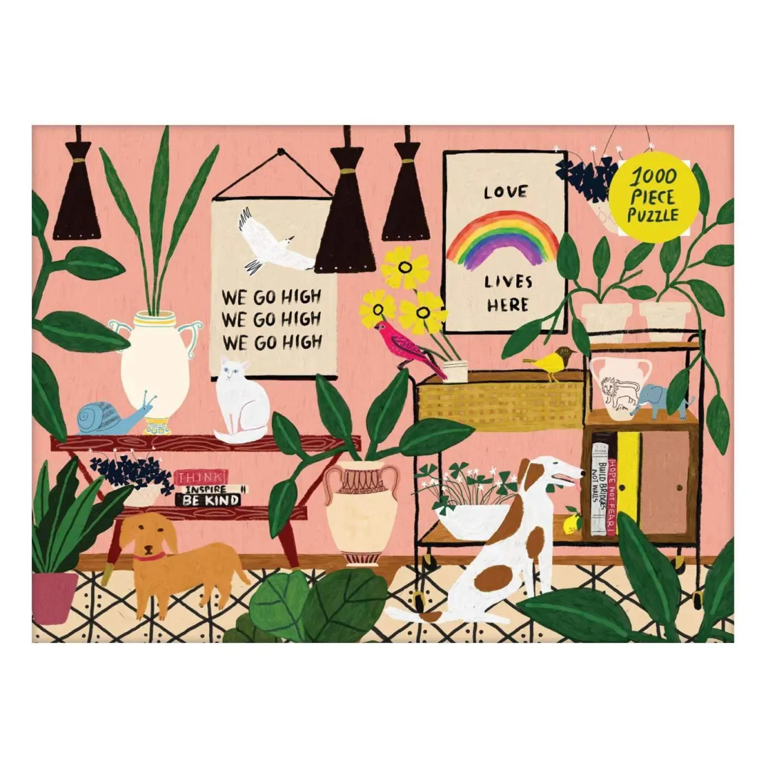 Galison Anne Bentley Love Lives Here 1000 Piece Jigsaw Puzzle