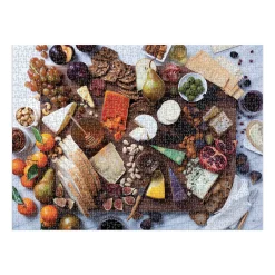 Galison Art of the Cheeseboard 1000 Piece Multi-Puzzle Puzzle