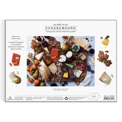 Galison Art of the Cheeseboard 1000 Piece Multi-Puzzle Puzzle