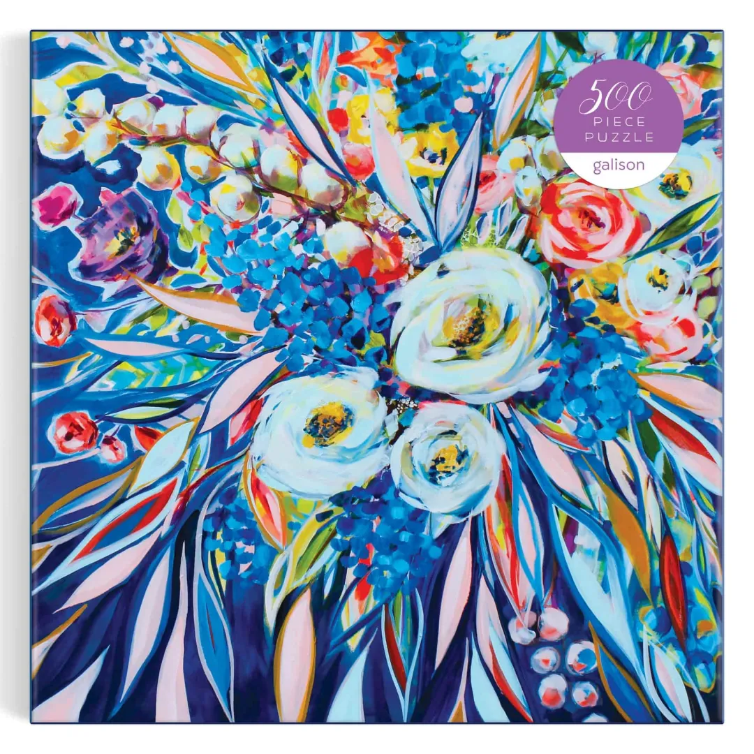 Galison Artful Blooms 500 Piece Puzzle