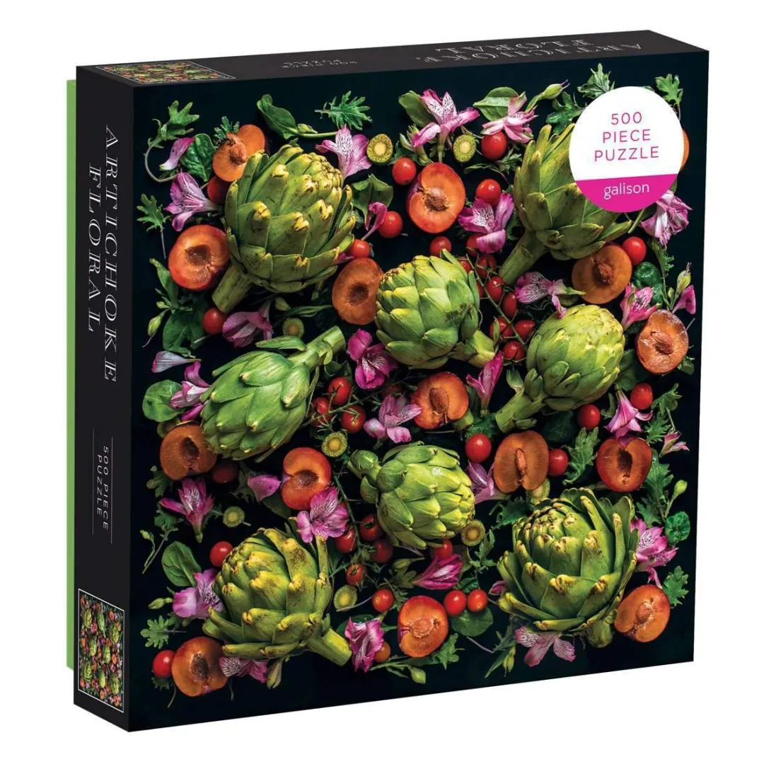 Galison Artichoke Floral 500 Piece Jigsaw Puzzle