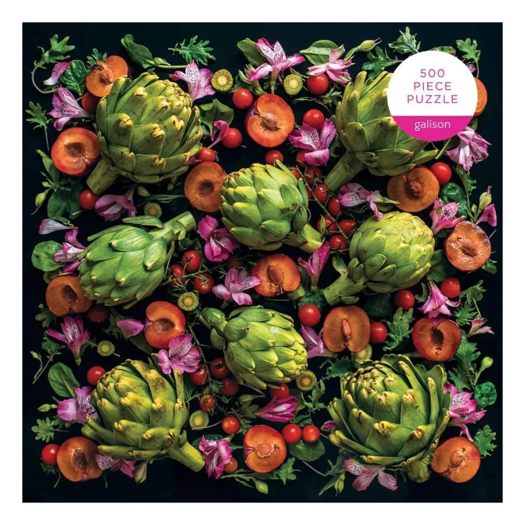 Galison Artichoke Floral 500 Piece Jigsaw Puzzle
