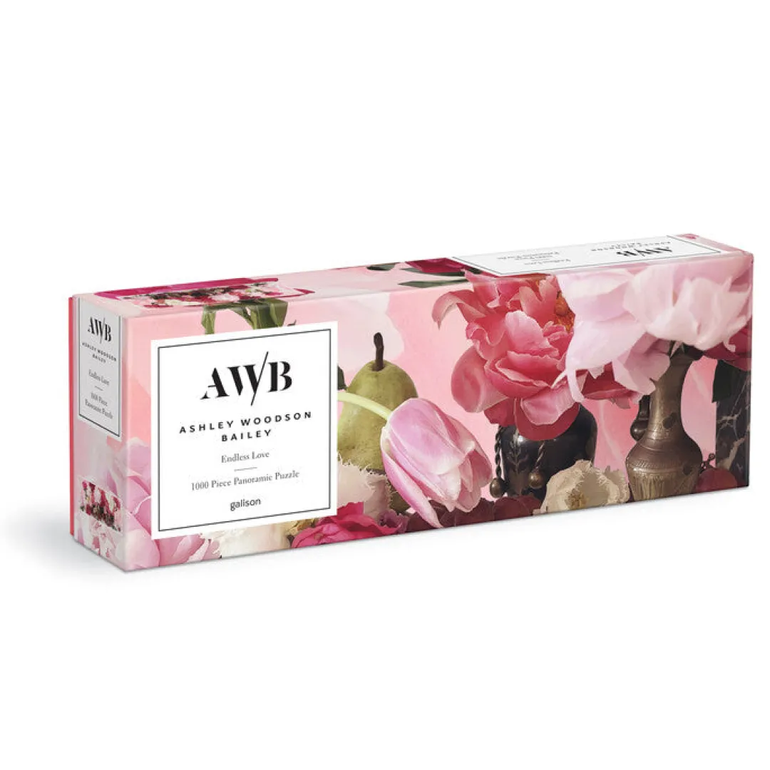 Galison Ashley Woodson Bailey Endless Love 1000 Piece Panoramic Puzzle