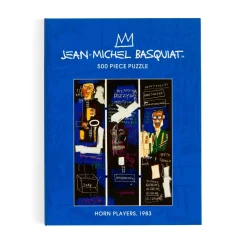 Galison Basquiat Horn Players 500 Piece Book Puzzle