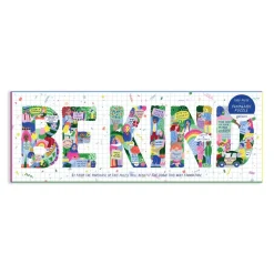 Galison Be Kind 1000 Piece Panoramic Jigsaw Puzzle