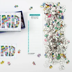 Galison Be Kind 1000 Piece Panoramic Jigsaw Puzzle