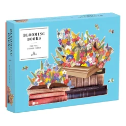 Galison Ben Giles Blooming Books 750 Piece Shaped Jigsaw Puzzle