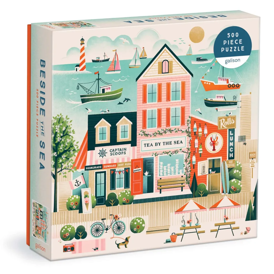 Galison Beside the Sea 500 Piece Puzzle