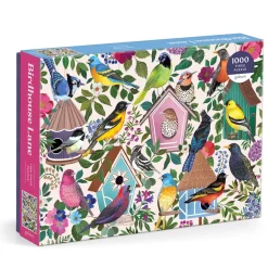 Galison Birdhouse Lane 1000 Piece Puzzle