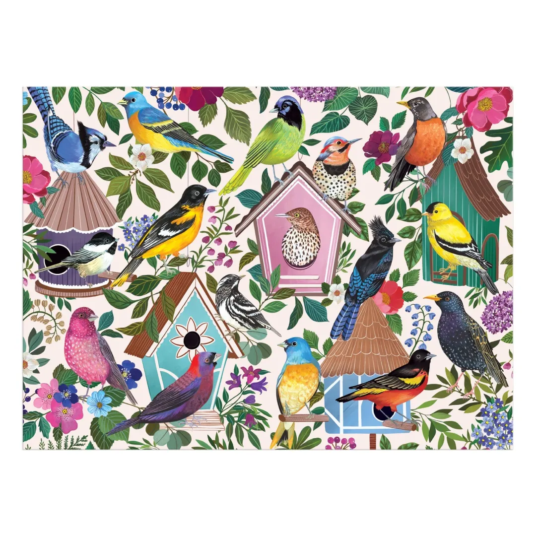 Galison Birdhouse Lane 1000 Piece Puzzle