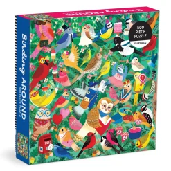 Galison Birding Around 500 Piece Puzzle