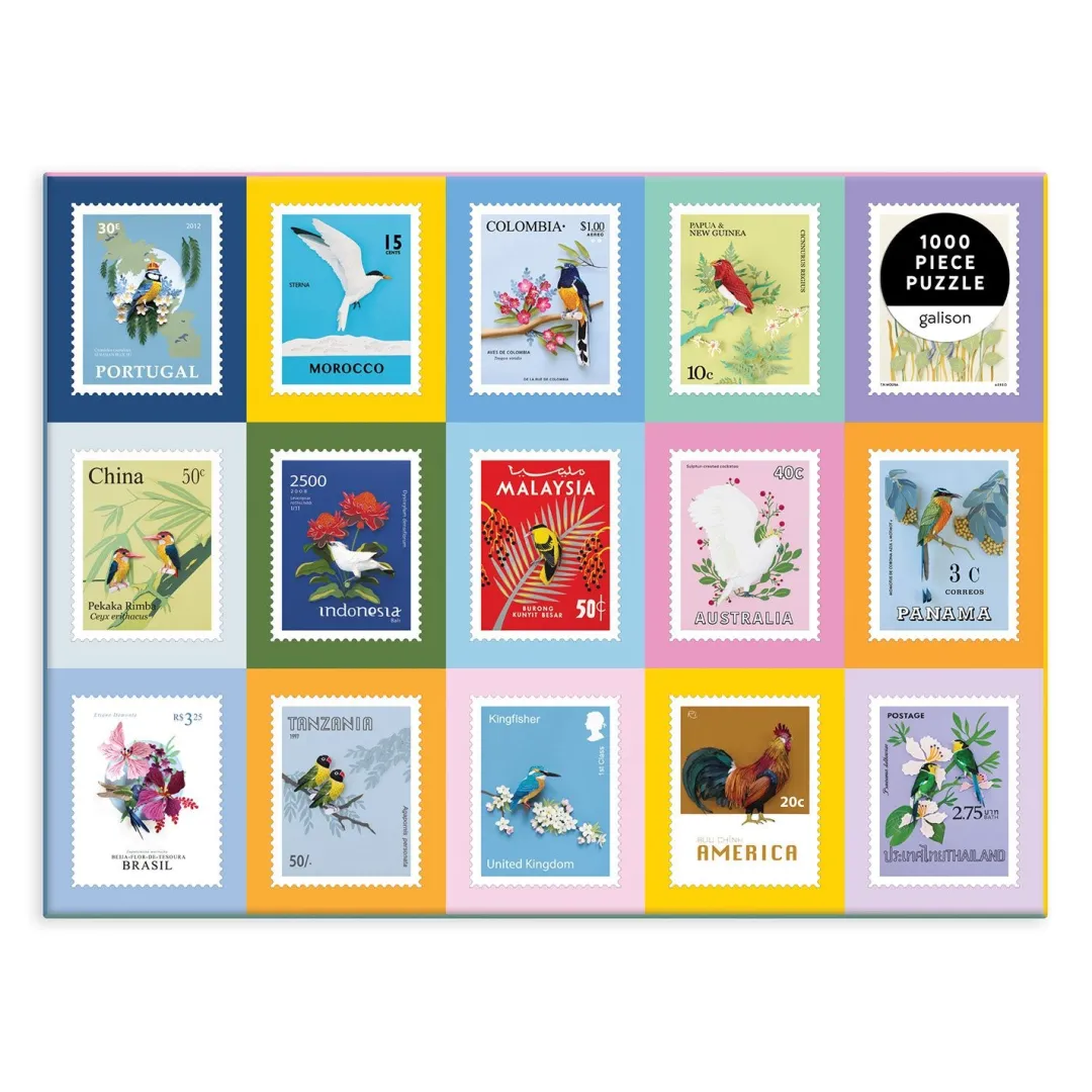 Galison Birds of the World 1000 Piece Jigsaw Puzzle