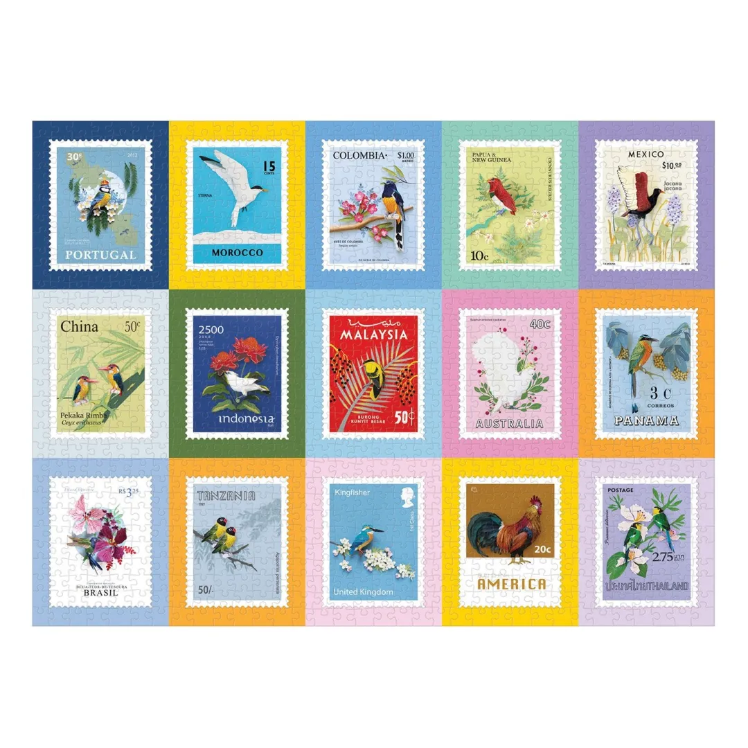 Galison Birds of the World 1000 Piece Jigsaw Puzzle