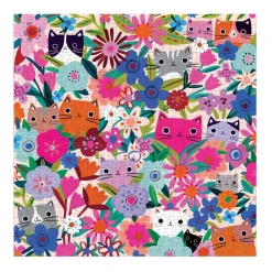 Galison Blooming Cats 500 Piece Puzzle