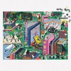 Galison Book World 1000 Piece Puzzle
