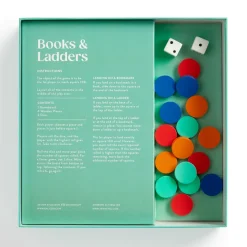 Galison Books and Ladders Classic Board Game