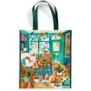 Galison Bookshop Afternoon Reusable Shopping Bag