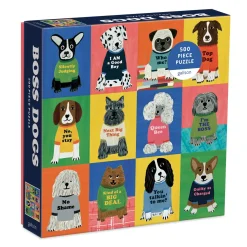 Galison Boss Dogs 500 Piece Family Jigsaw Puzzle