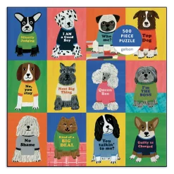Galison Boss Dogs 500 Piece Family Jigsaw Puzzle
