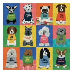 Galison Boss Dogs 500 Piece Family Jigsaw Puzzle